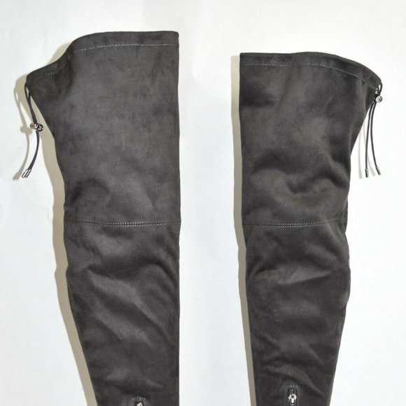 $200 SAM EDELMAN KENT Over the Knee Boot OTK GREY BLOCK HIGHLAND 9 - Picture 7 of 11
